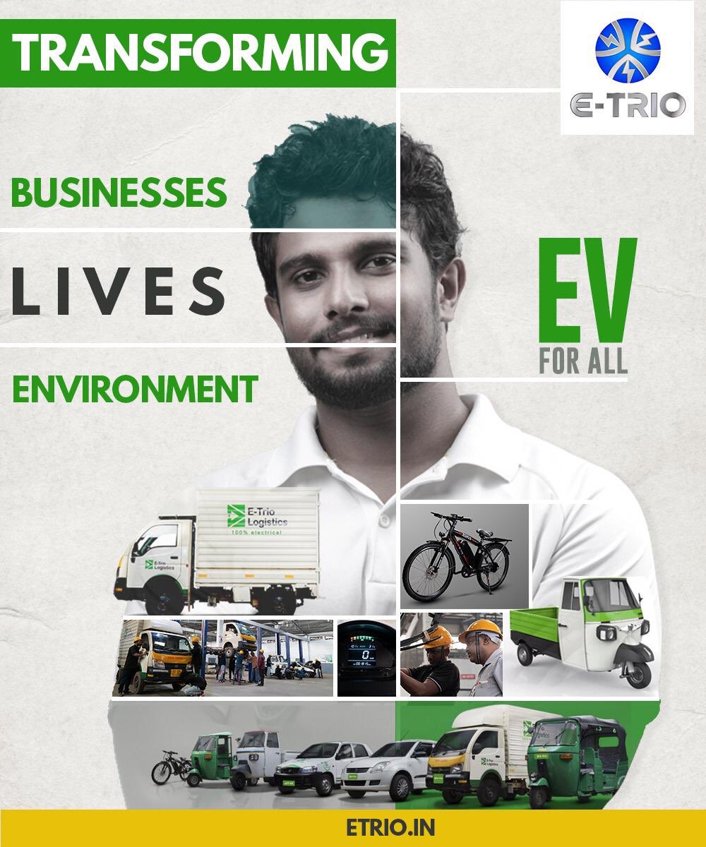 EtrioAutomobile's tweet image. EV for All has a new address. #Intracity #Logistics getting electrified at etrio.in