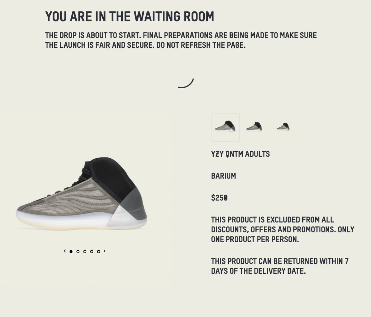 adidas waiting room refresh