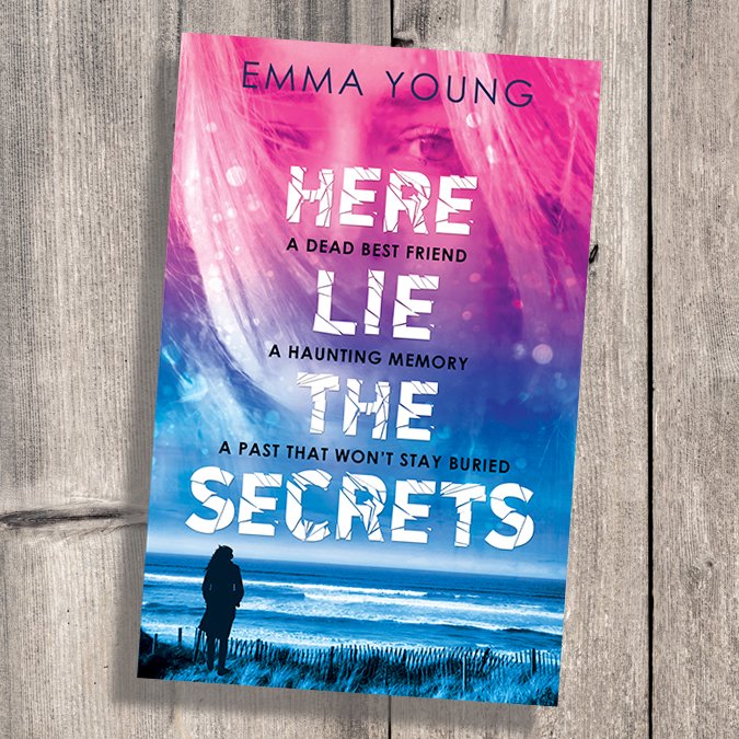 And finally,  #HereLieTheSecrets by  @EmmaELYoung with cover design by  #MargaretHope!