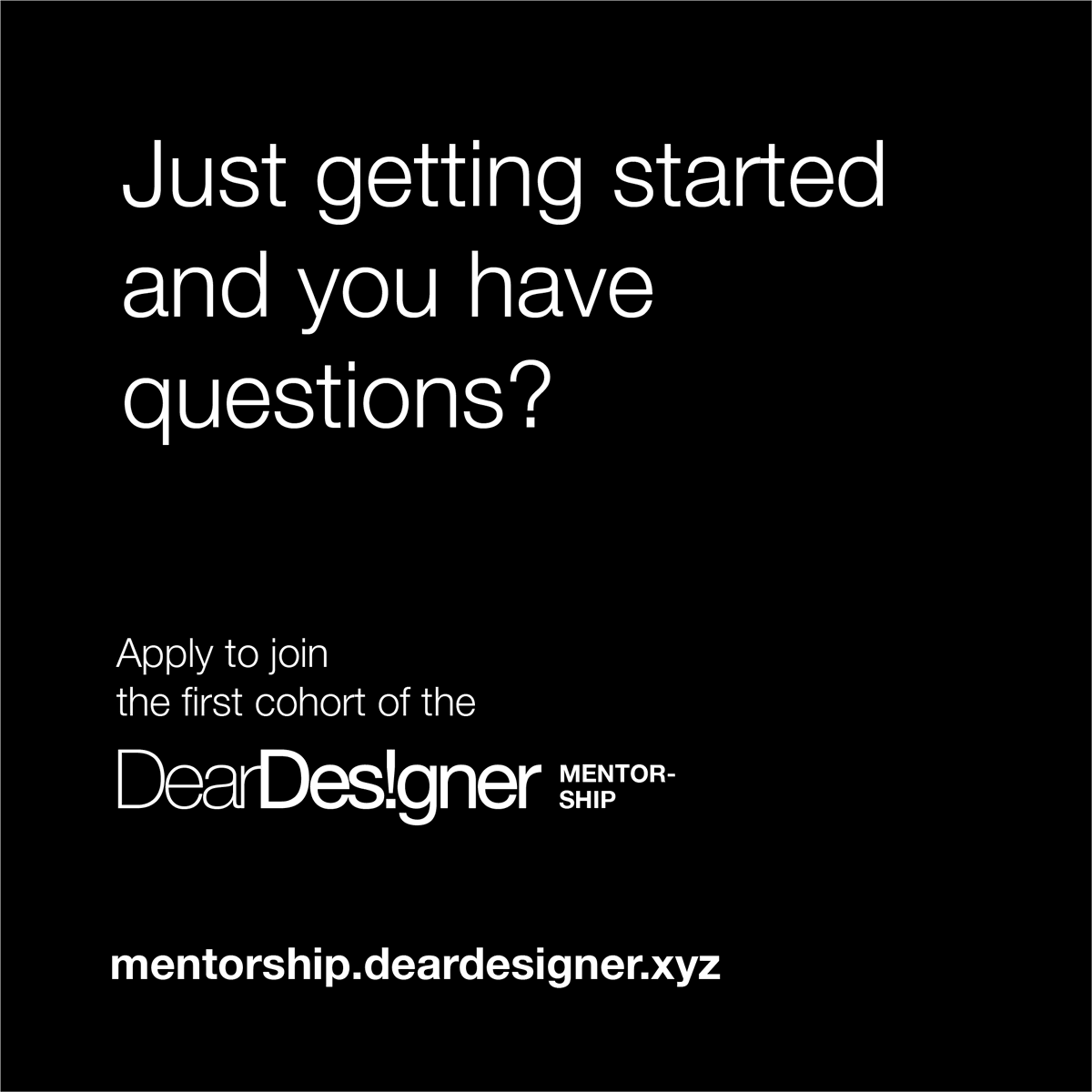 DearDesignr's tweet photo. #DDMentorship is live!

Learning is difficult but with someone experienced by your side, life is easier. 

Register for DearDesigner Mentorship now
https://t.co/NVl0VBJIpJ https://t.co/bxT8lUsUQw