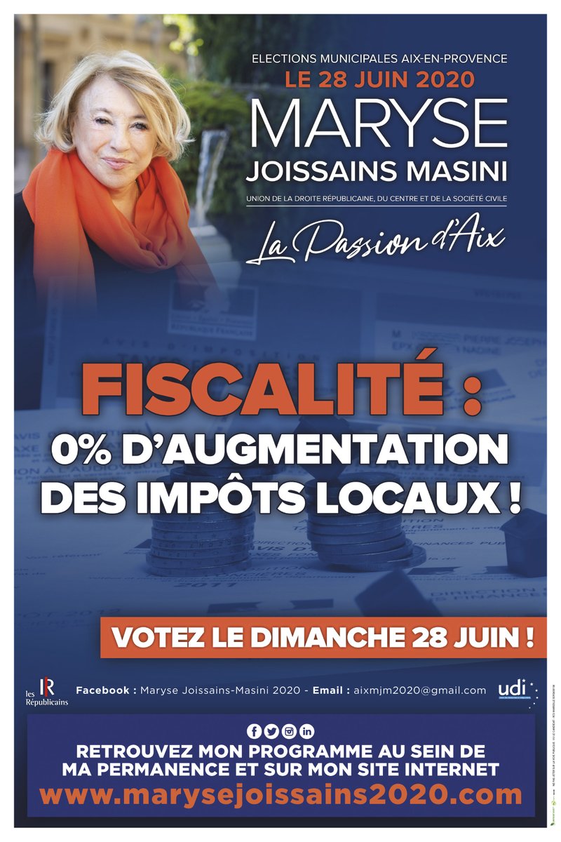 [FISCALITÉ]

📣 AUCUNE augmentation des impôts locaux durant mes précédents mandats ! 💙🧡

#maryse2020 #lapassiondaix #municipales2020