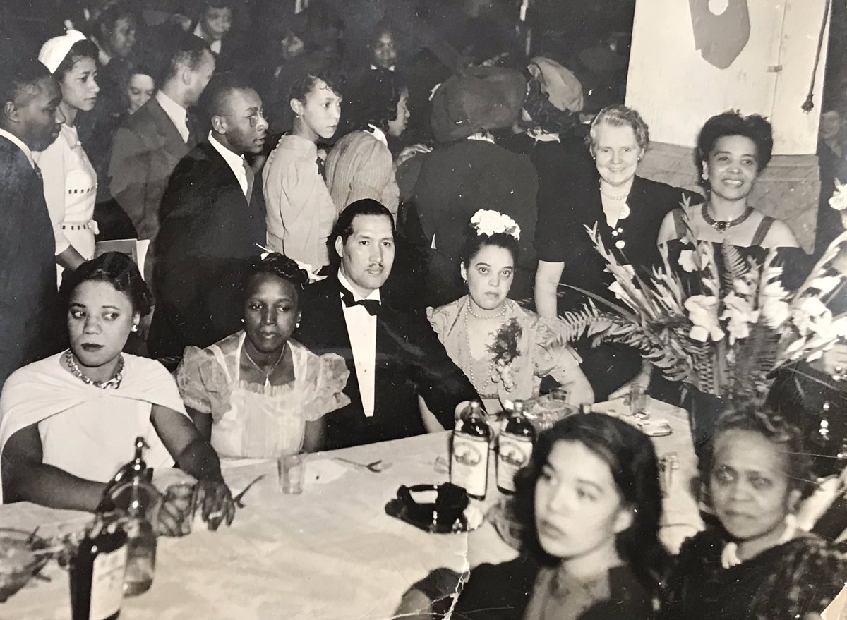 He shifted from painting to photography and met many prominent artists in Chicago and was once an instructor at the South Side Community Art Center. Below are photos from its Artists and Models Ball in 1940.