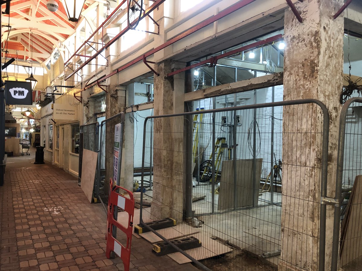 OxfordPresTrust's tweet photo. New post on the blog! Read about the restoration of the former Lindsey's Butchers in the @CoveredMarketOx, a partnership between @OxfordCity and @OxfordPresTrust: https://t.co/jwO2ujh66x #Oxford #heritage https://t.co/u0uu1RWY3g