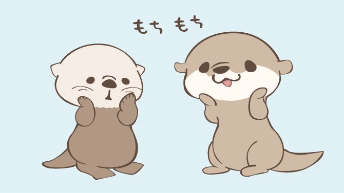 ぴぴ丸 ラッコが顔もちもちするのめちゃかわいいのでカワウソちゃんも一緒に イラスト 絵描きさんと繋がりたい 創作の狼煙 T Co 64oic6ijqi Twitter