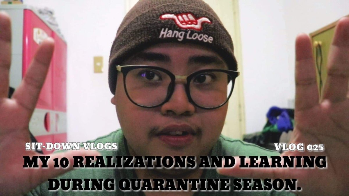 dompalmajacinto's tweet photo. Bagong sit-down vlog mga Idol!
My 10 Realizations and Learnings During Quarantine Season.
https://t.co/SimpIvT5o8
https://t.co/SimpIvT5o8
#dominicpalmajacinto #vlogcontent https://t.co/8uKRkXq7q5