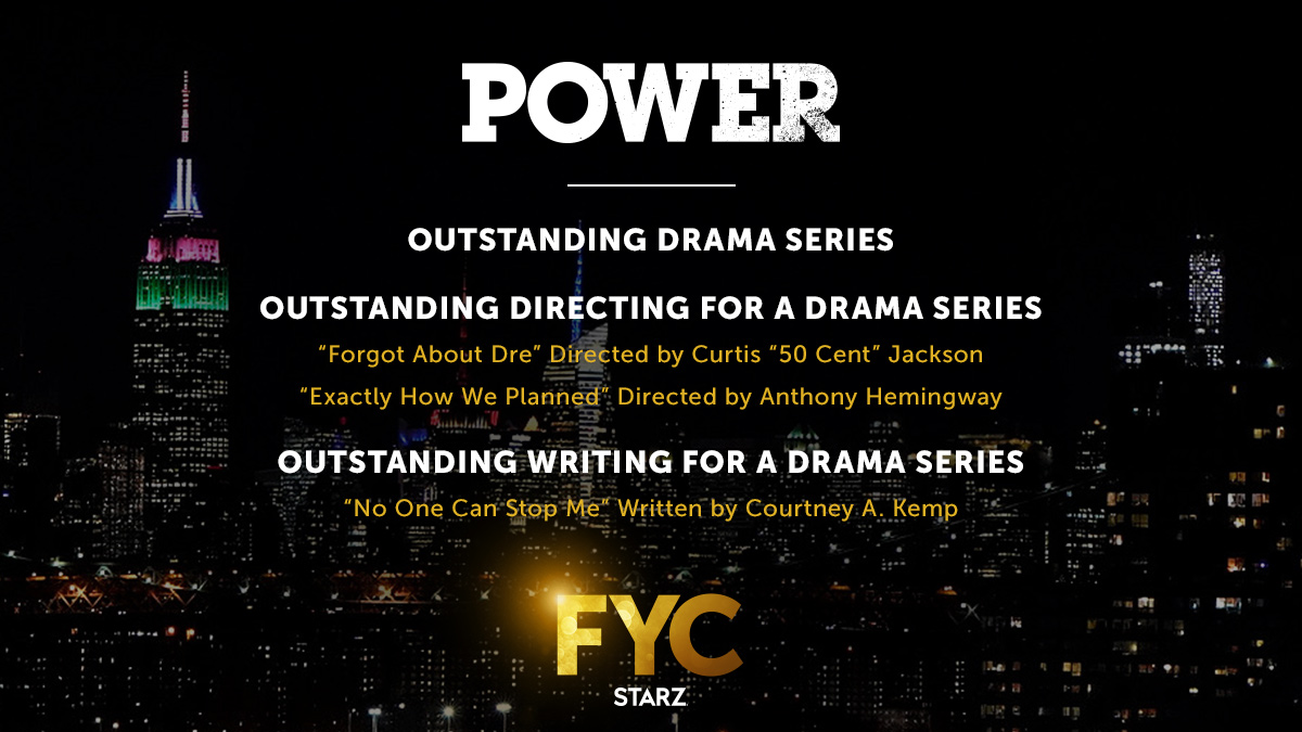 STARZ's tweet photo. Celebrating a phenomenal year of #STARZ Original Series! #STARZFYC https://t.co/Ei1koAlMEc