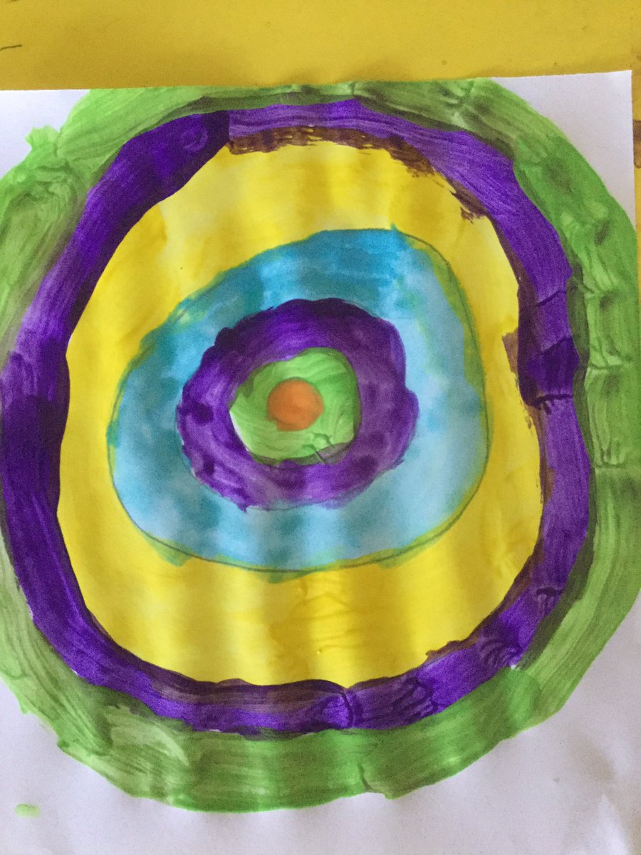 HTAClass1F's tweet photo. Some of our artwork from today inspired by Kandinsky! #HTAArt #HTAArtWeek https://t.co/FS0GwZhxOr