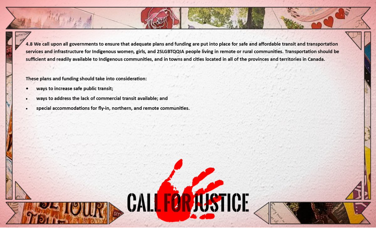 HamiltonJustice's tweet photo. Today is the fifth day of Sisters In Spirit's 21 day campaign. We are continuing to post the calls to justice from the Missing and Murdered Indigenous Women, Girls and Two Spirit Inquiry Report.

Calls For Justice For All Governments: Human Security
#MMIWG2S #sistersinspirit https://t.co/qll1kUXH5H