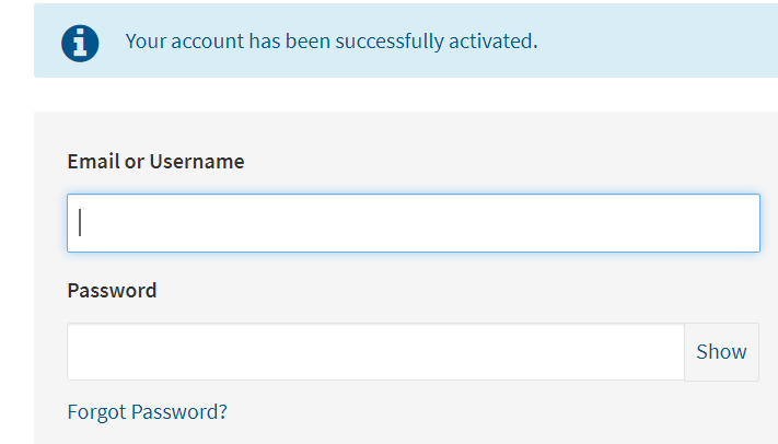 8) So now I have to check my email. That seems like a reasonable "I'm not a robot" step.9) But the email activation leads me to a sign-in page where I can use my username OR email address. Why did you make me create a username in this case if they're interchangeable?