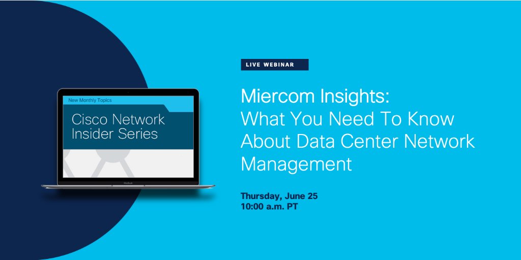 ciscoDC's tweet photo. ONE HOUR AWAY! There's still time to register for our first #datacenter Network Insider Series webinar. Get an insider's look at Cisco #DCNM performance results, ask questions and get answers with technical and testing experts. See you at 10 a.m PT: https://t.co/zW3PUo1v0g https://t.co/bU466ONLWW