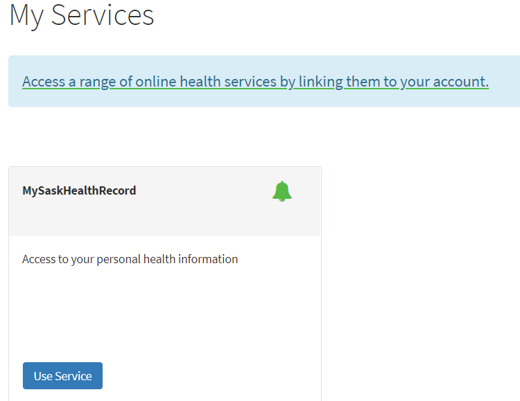11) Now I have to remember that I need to go back to eHealth. But for a moment, let's look at where I've landed. I'm going to try to add eHealth to my services.