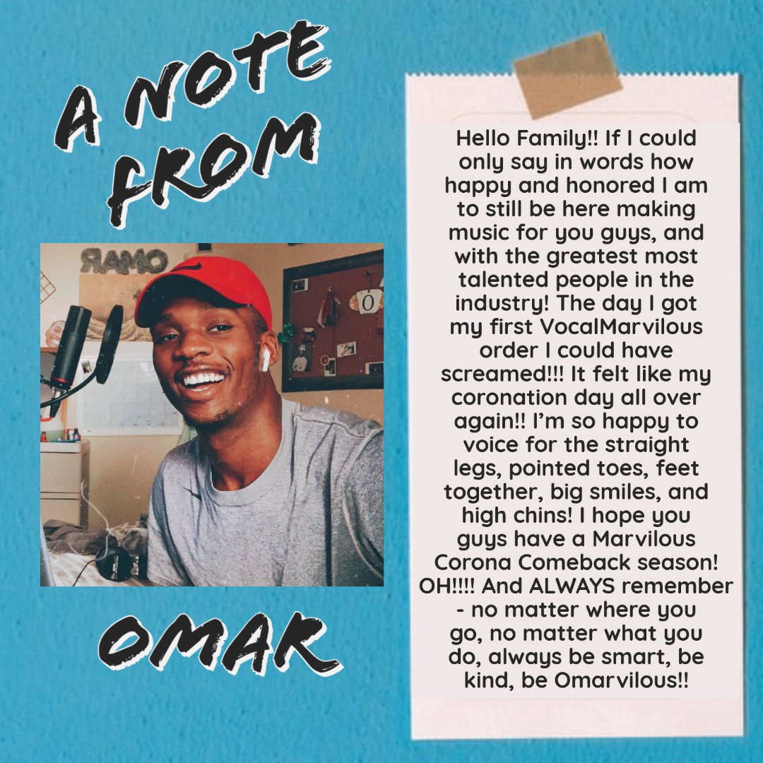 NewLevelMusic's tweet photo. A note from Omar Gray, a NLM and CMP vocal artist and writer 

@TheOmarvilous #teamnewlevel #anotefromNLM https://t.co/iZXJdBCzKk