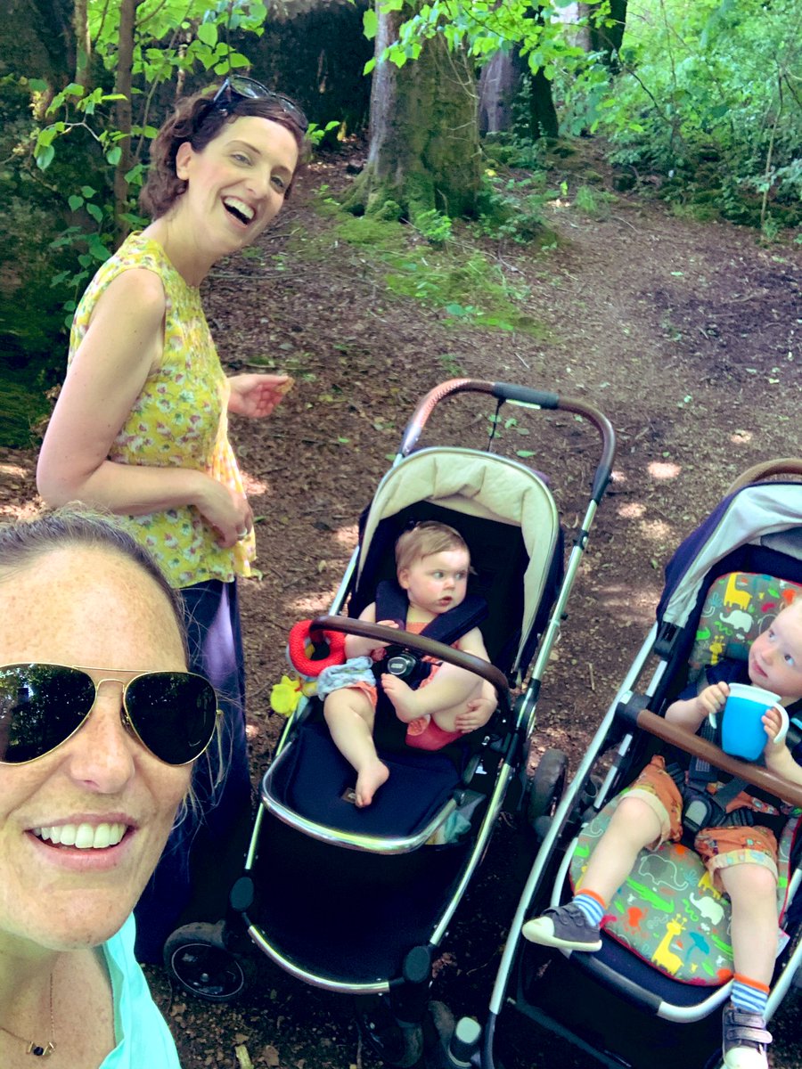 What do you do when you have to parent and discuss <a href="/UofGCareers/">UofG Careers</a> events for the next semester?...you meet in a shady park and do both! #walkandwork #uofgcareers #breakforsnacks @Simone_Careers