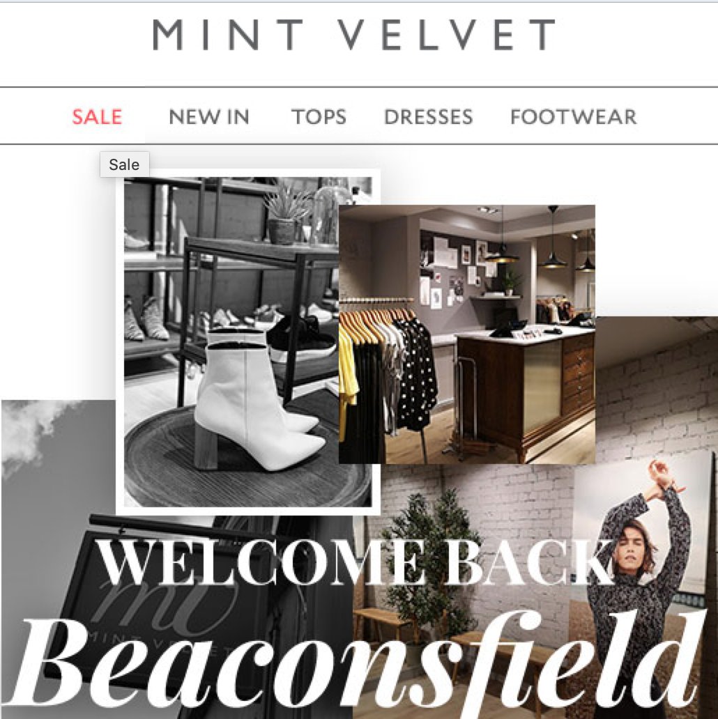 It's great to see <a href="/mintvelvet/">Mint Velvet</a> reopening. And brilliant to see how they are tailoring emails to customers based on their location using the geotargeting in our #CDP. 

Read about our store catchment functionality with a #crm dimension here: linkedin.com/feed/update/ur…

#CX #retail
