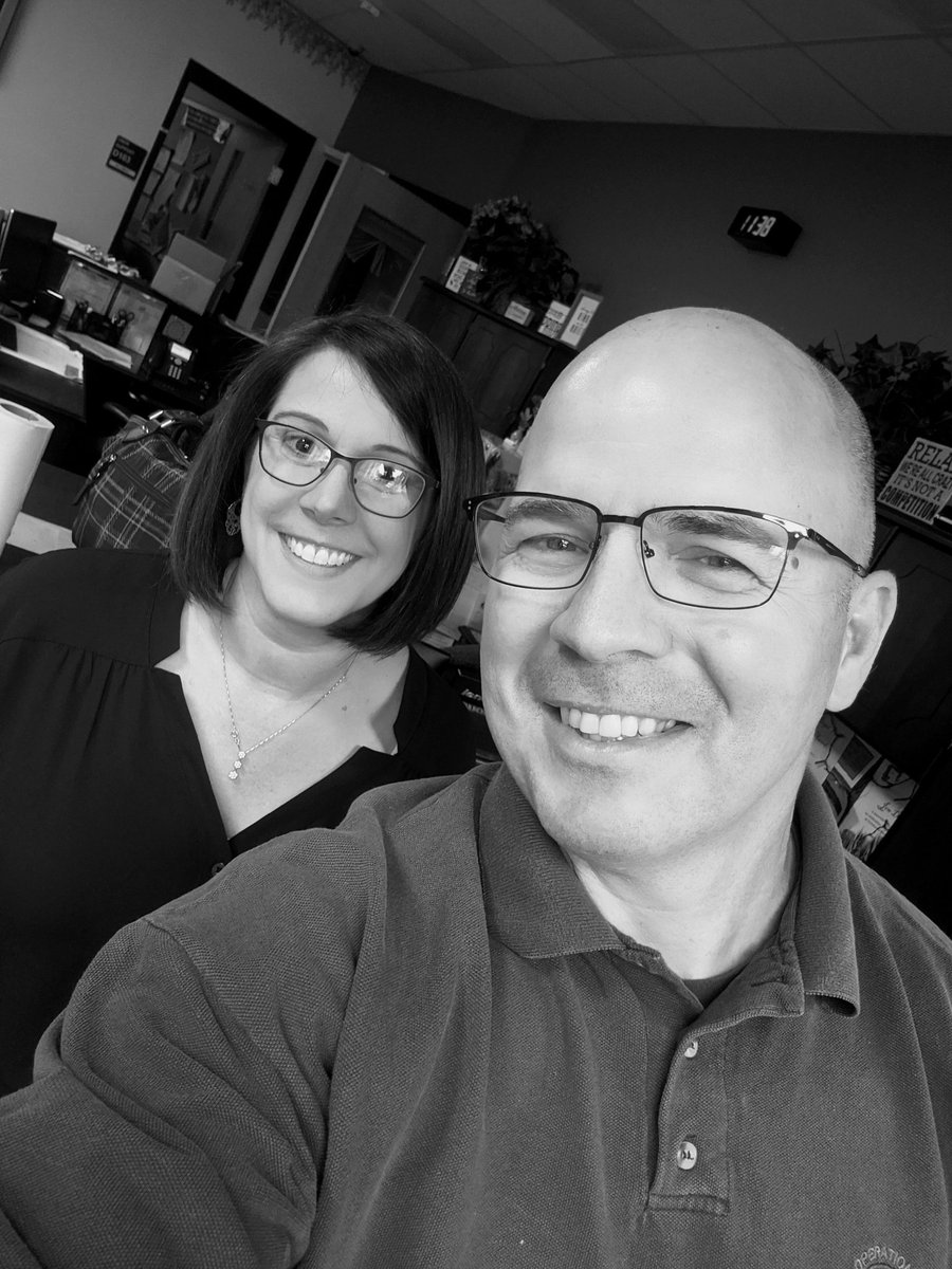 WhyBoWhy's tweet image. We shared different buildings under many titles. Today, @SSislerFCPSap leaves Crestwood with another one. Congrats on your promotion, Stacey. You might be headed downtown, but you'll always be my school twin!