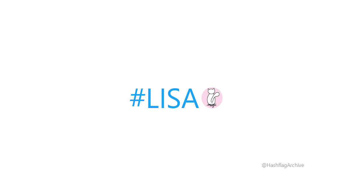 HashflagArchive's tweet photo. #LISA https://t.co/qpuypYUwfF