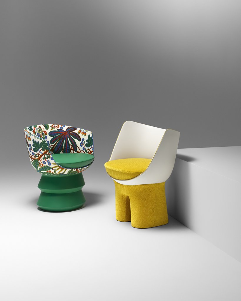 360 view of Louis Vuitton Concertina Chair 3D model