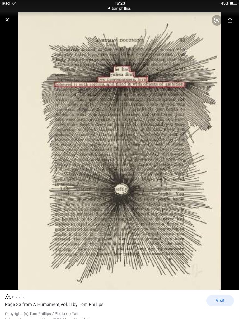 CulchethArt's tweet image. Great to see virtual cross-curricula work with @culchethenglish our year 10 artists who have studied the artist #tom Phillips #WeAreCHS #culchethHS 😎😳🎨🤓👏