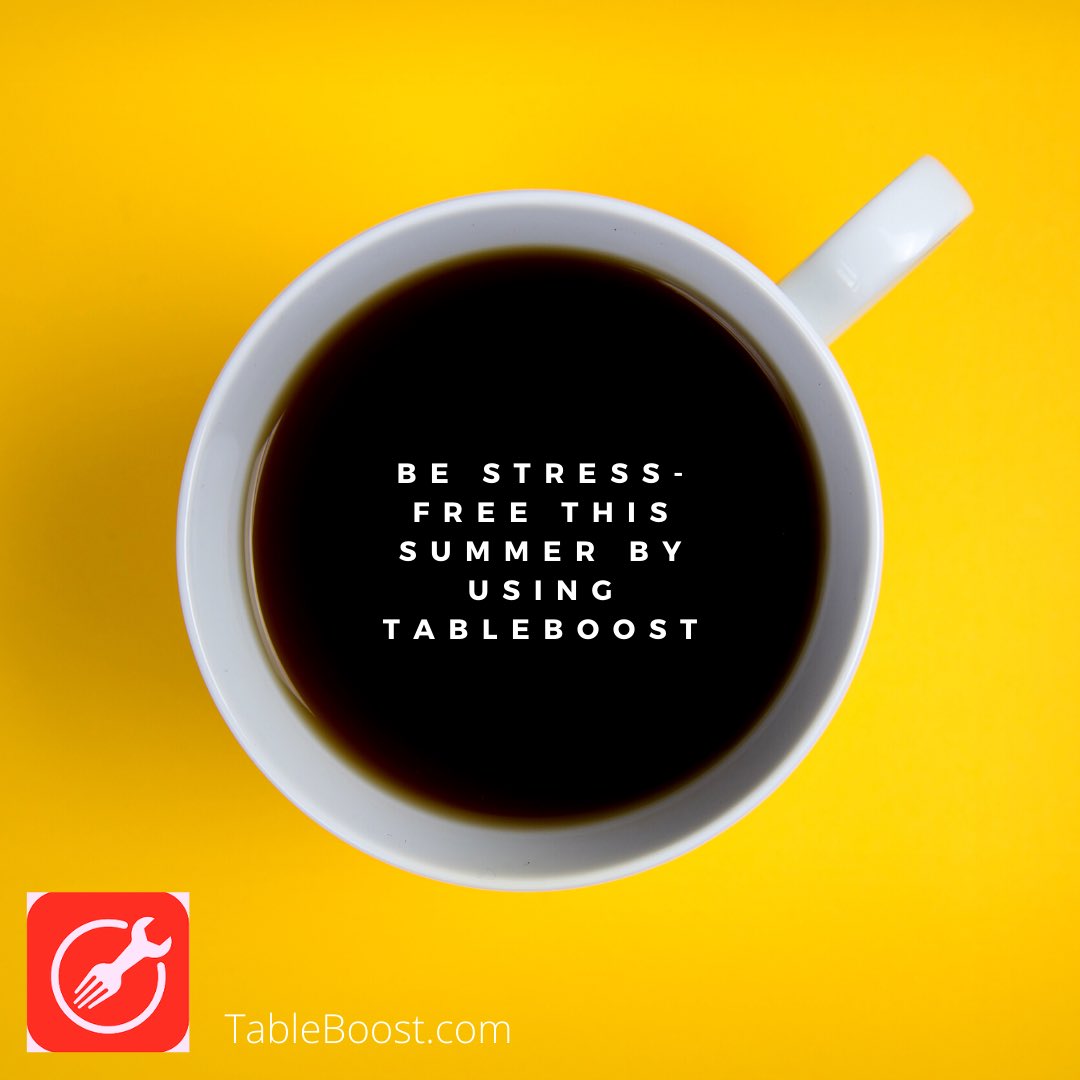The FREE TableBoost app deals with all of your facilities management, so that your managers can focus on doing their real job.
Create your account at tableboost.com or download the app.
 
Smart Restaurateurs use Smart Apps. #restaurants #restaurantmanagers #foodservice