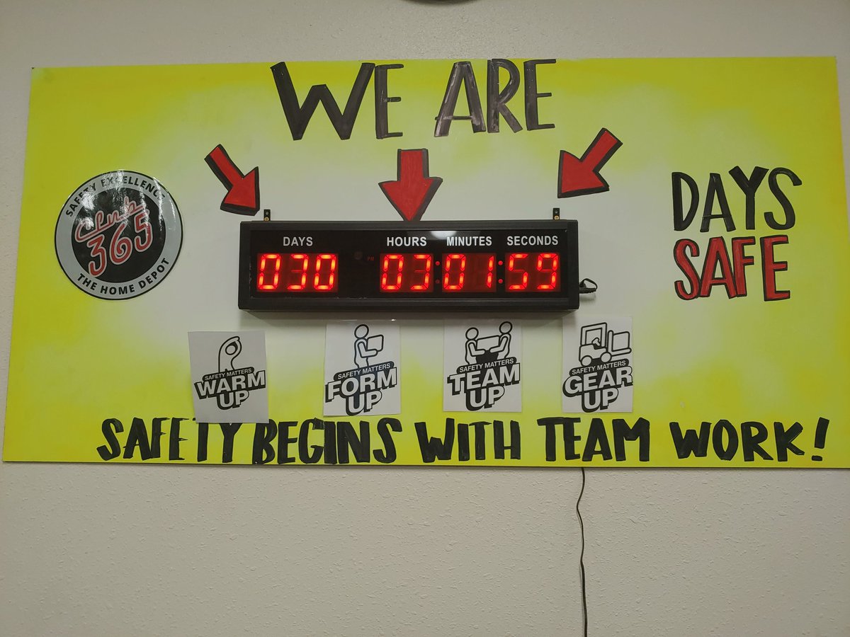 Happy 30 days milestone from Lodi 6660.  Cookies for all thank you team for working safe.