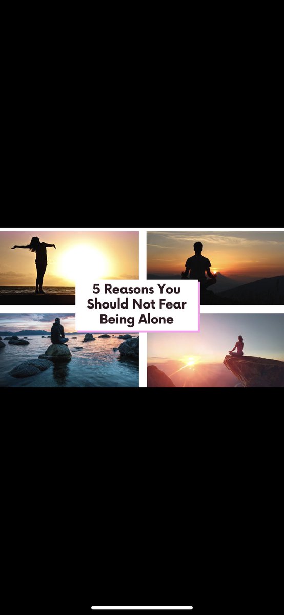 rock_goddess11's tweet photo. What can you do if you fear being alone? 

Click link below👇🏽
https://t.co/kPFsiwBQ8i

Check out my new video of 5 reason why you should not fear being alone! 

#rochellsmith #relationshipcoah #dailymotivation #selflove #power #manifest #desire #strength #positivity #spritual https://t.co/jNxGFqBjAS