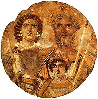 The marriage of Septimius Severus and Julia Domna was a happy one and it was reported that he much valued her views and advice on politics. They had two sons soon after their marriage - Lucius Septimius Bassianus (Caracalla) in AD188 & Publius Septimius Geta in AD189.
