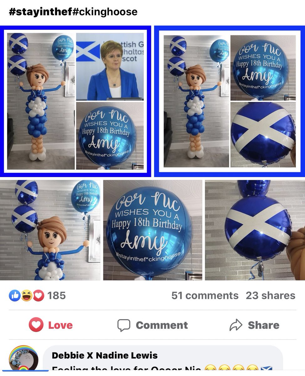 kaylsxox's tweet photo. Is this not hilarious... **not my photo** belongs to Bellissimo Balloons (Motherwell)🏴󠁧󠁢󠁳󠁣󠁴󠁿 https://t.co/m2JLOAsNMK