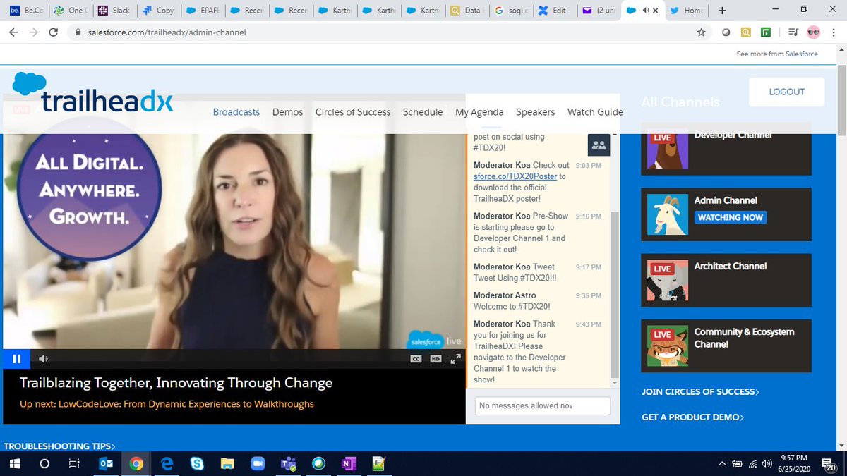 kartik24ct's tweet image. Geared up today for #TDX20 online
@trailhead @SalesforceAdmns @Salesforce @walmart #salesforceanywhere