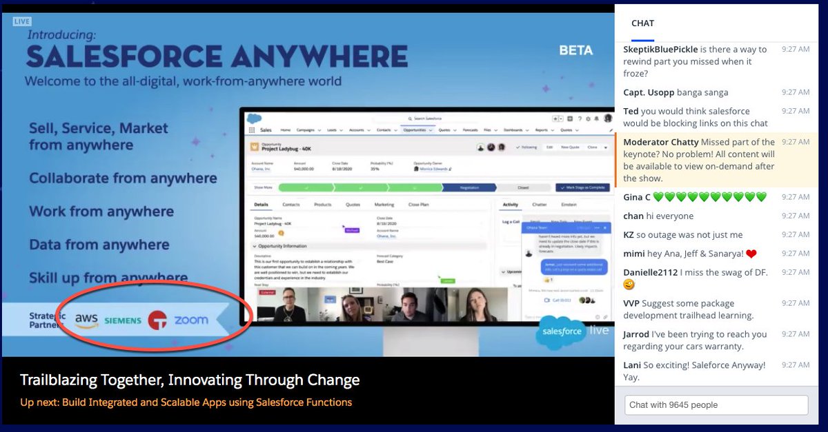 danieljpeter's tweet image. Look at those partnerships!

@swbjoyce 

#SalesforceAnywhere #TDX20