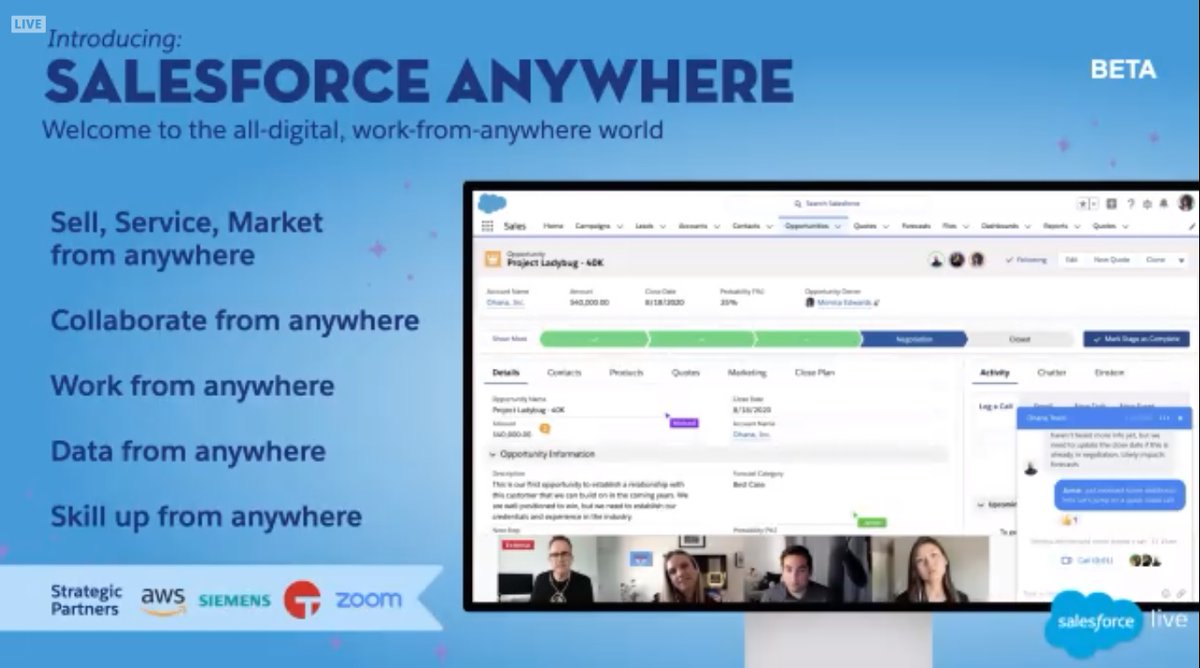 VighneshPV's tweet image. #SalesforceAnywhere from @WadeWegner at #TDX20