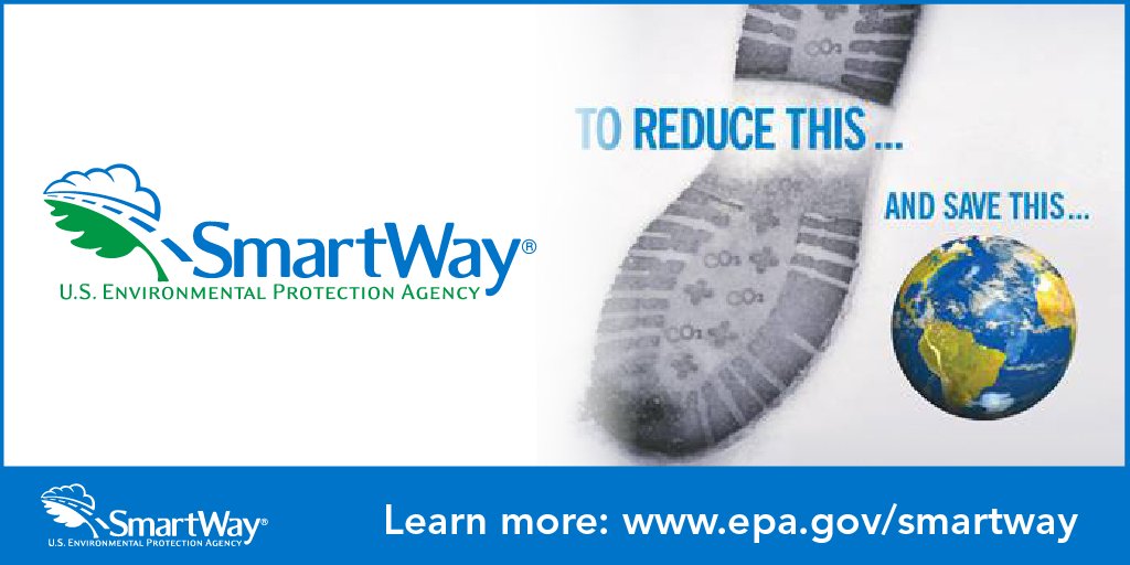 NCTCOGtrans's tweet image. Using the SmartWay partner logo shows the world that you move goods more efficiently, use less fuel, and are committed to reducing your company’s carbon footprint. #EPASmartWay #MoveMoreWithLess #Sustainability bit.ly/2l1M0Xt
