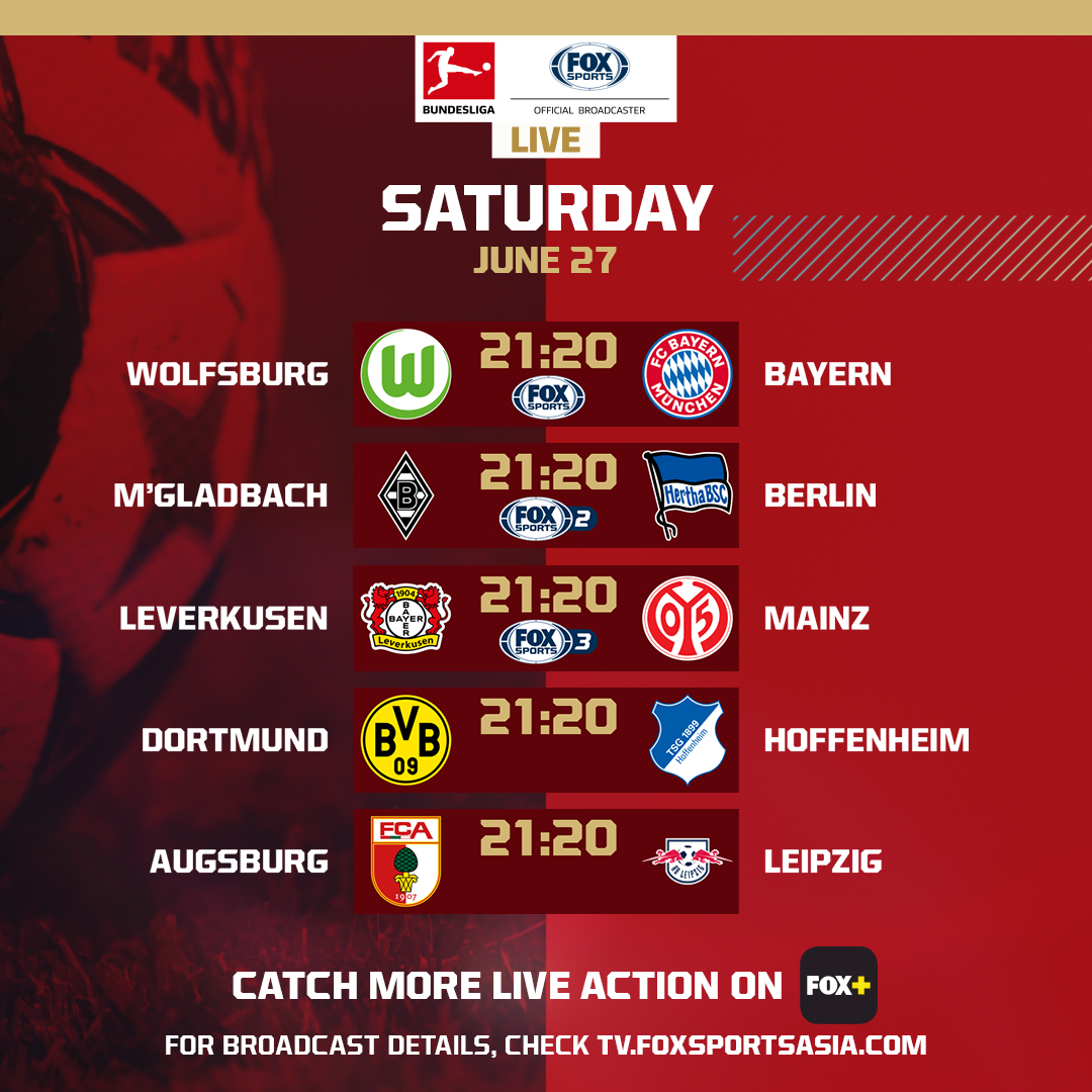 The Bundesliga_EN season finale is here! Who will qualify for the ...