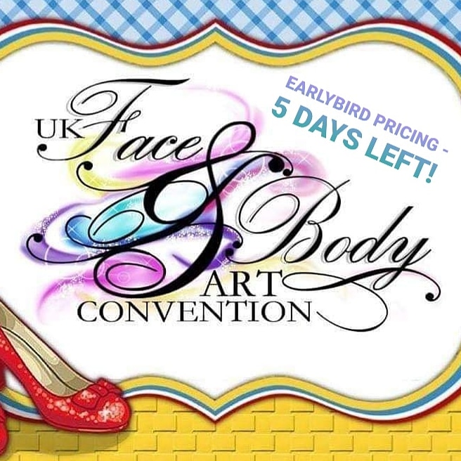 🐤 EARLYBIRD PRICING ends 30.06.20 for THE BIGGEST UK face &amp; body art convention 2021. Pay over 1️⃣5️⃣ mnths! 
DM us for more info! 
#UKFACEPAINTINGCONVENTION #FACEPAINT #BODYART