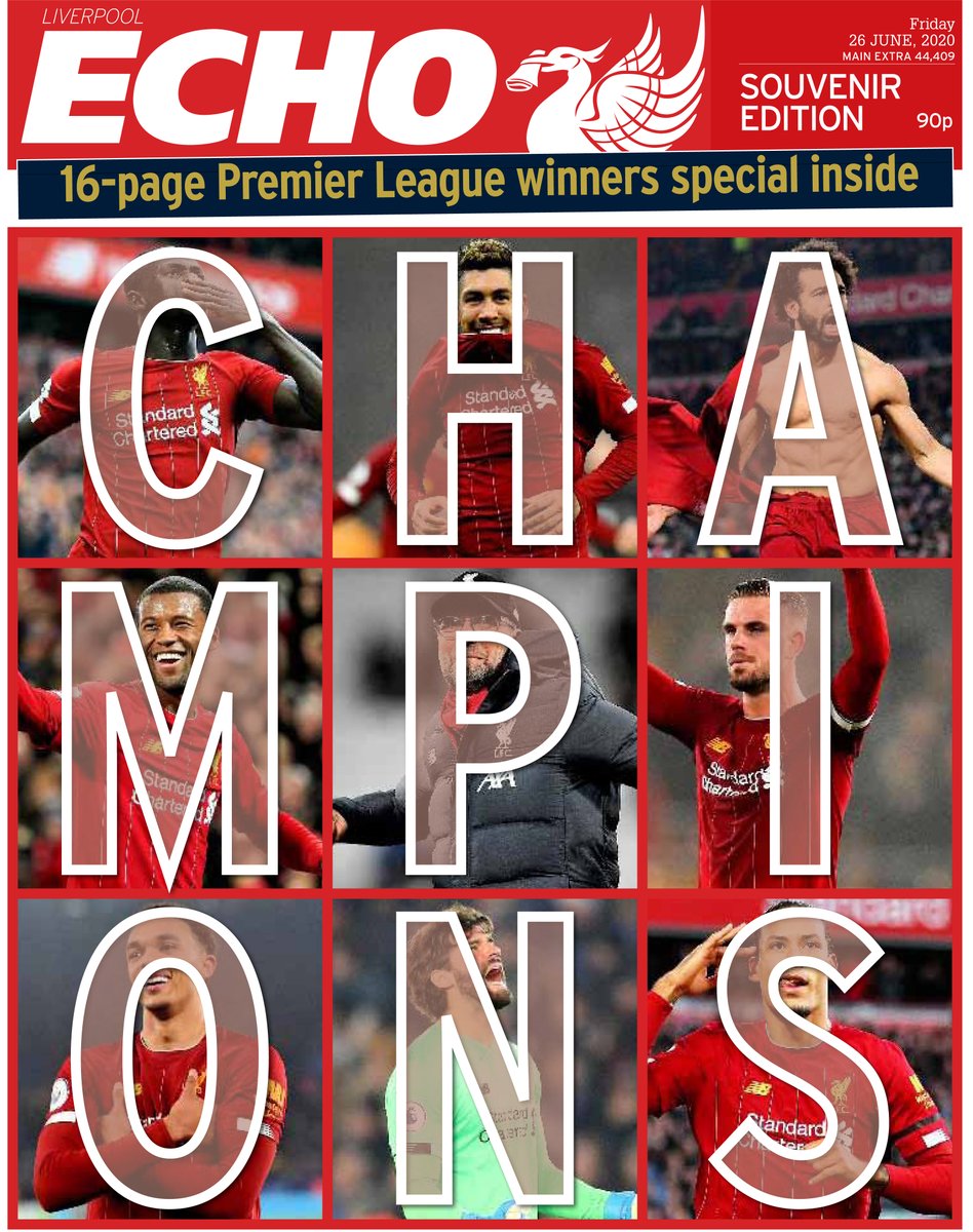 LivEchonews's tweet image. Tomorrow's ECHO front page: CHAMPIONS liverpoolecho.co.uk/news/liverpool…