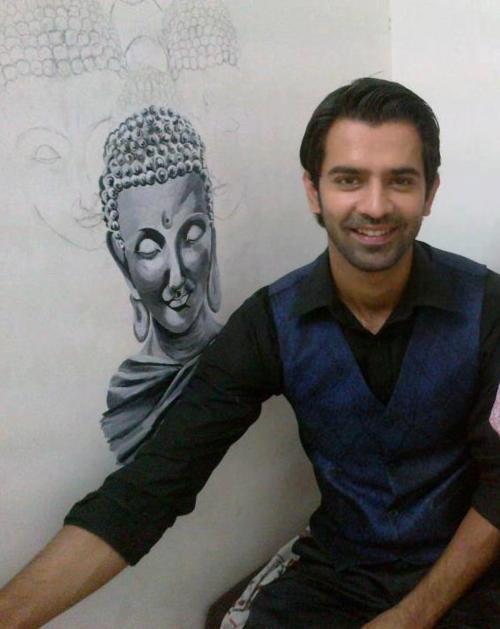 ipkkndarchives's tweet photo. This Buddha painting, done by Dalljiet (in her makeup room on the Iss Pyaar sets) will always have a special place in everyone's hearts... Sanaya &amp; Barun helped paint some of it as well. 🤧💝🖌️🎨 #IPKKND #IPKKNDArchives #DalljietKaur #BarunSobti #SanayaIrani #SaRun https://t.co/fxQkkCaN5P