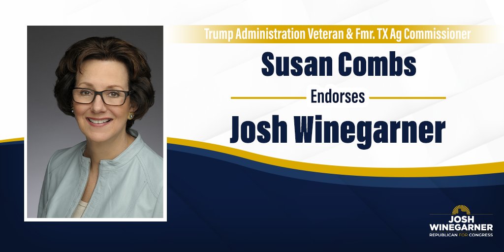 WinegarnerTX's tweet photo. “The person who represents this district in Congress must be an expert in both ag &amp; energy—Josh is. He is from the Panhandle &amp; knows this district. Our nation literally depends on what happens in the 13th district for food &amp; energy &amp; international trade." - @SusanCombs #TX13 https://t.co/EbCmS7xQCZ