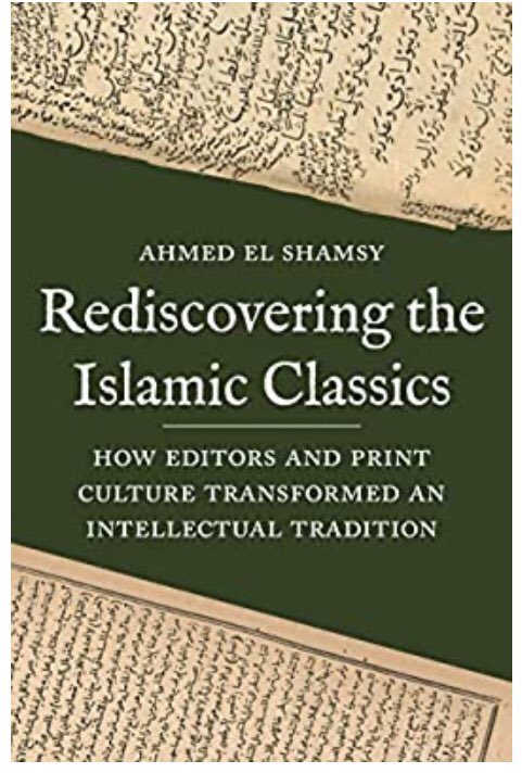 I am reading Ahmed El Shamsy’s recent book on the impact of  #printing on modern discourses on  #Islamic scholarship. Like his previous book, it is extremely readable and insightful. I will post some questions and intriguing passages from the chapters that interest me most./1