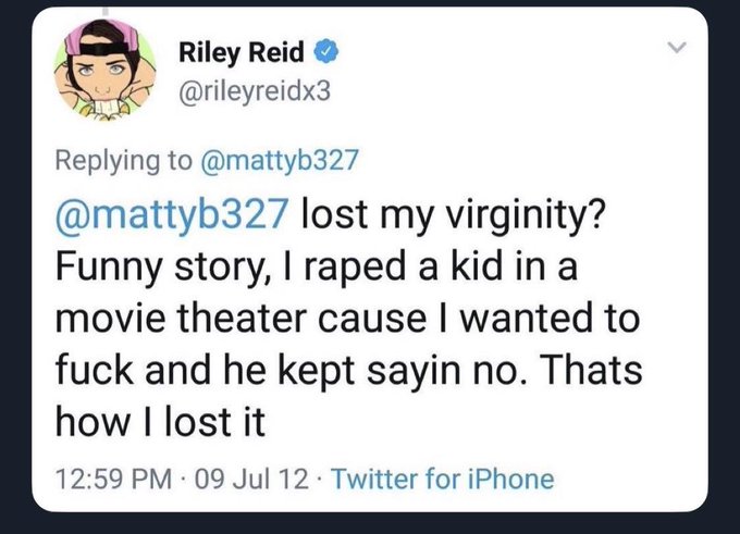 Y&rsquo;all still stanning Riley Reid? Women can be predators, too... even hot ones. https://t.co/eNAqTzOK