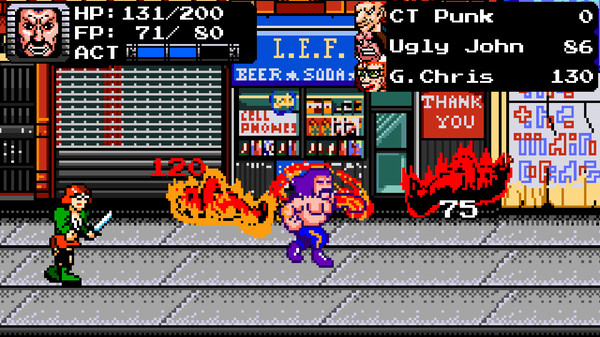 Treachery in Beatdown City ($12.99) - a semi-turn based beat 'em up/RPG, and easily one of my faves of 2020. a perfectly tuned, brilliant dissection, evolution and fusion of RPG and beat 'em up systems to make one killer title. fight somebody!  https://store.steampowered.com/app/762180/Treachery_in_Beatdown_City/