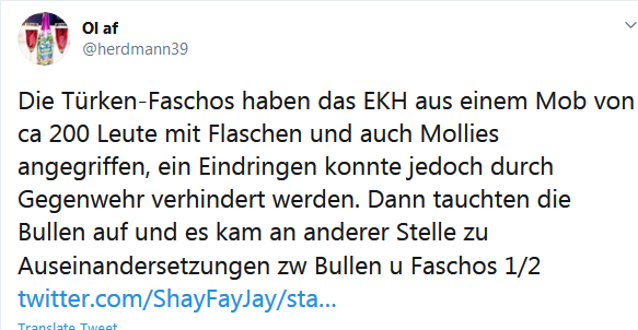 Tschonka's tweet photo. Die #Polizei rettet euch den Hintern und ihr nennt sie "Bullen"...alles klar Leute....
#wien #antifa #Linke #Grüne #SPD #jusos #ekh #illner #ATIGF https://t.co/BcXAX2fuJI