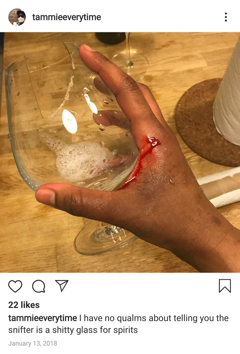 Speaking of 'why would anyone post this stuff to instagram', ***graphic content warning*** for anyone not good with blood