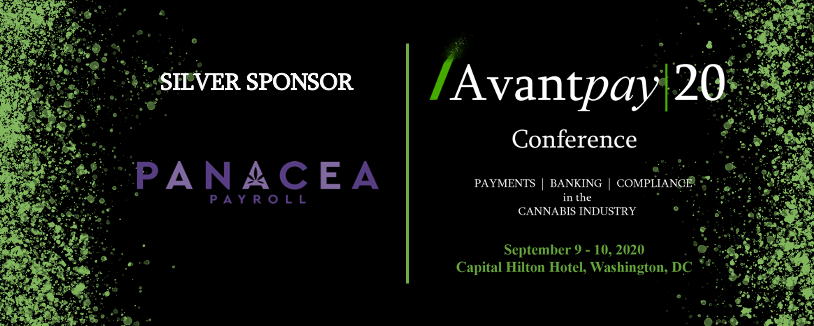 pbcconference_'s tweet photo. Thank you to @PanaceaPayroll &amp; @PanaceaTeresa, for joining us at The Avantpay|20 Conference, the B2B conference for #payments, #banking, and #compliance in the #cannabis industry. https://t.co/qTRNR7Unia