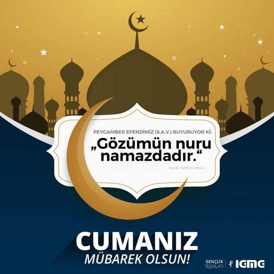 hayırlı cumalar: 🌙 “Gözümün nuru namazdadır.” (Nesâî)

#aifgenclik #aifkgt #aifkt #avusturyaislamfederasyonu #igmggenclik #igmg #genclik #cuma #cumanizmubarekolsun <a href="/aifgenclik/">Aif Genclik</a> @aif_kgt  <a href="/aifkt/">Ai</a> @avusturyaislamfederasyonu <a href="/igmgorg/">IGMG</a> <a href="/igmgkt/">IGMG Kadınlar Teşkilatı</a> <a href="/igmgorgkgt/">IGMG Kadınlar Gençlik</a>