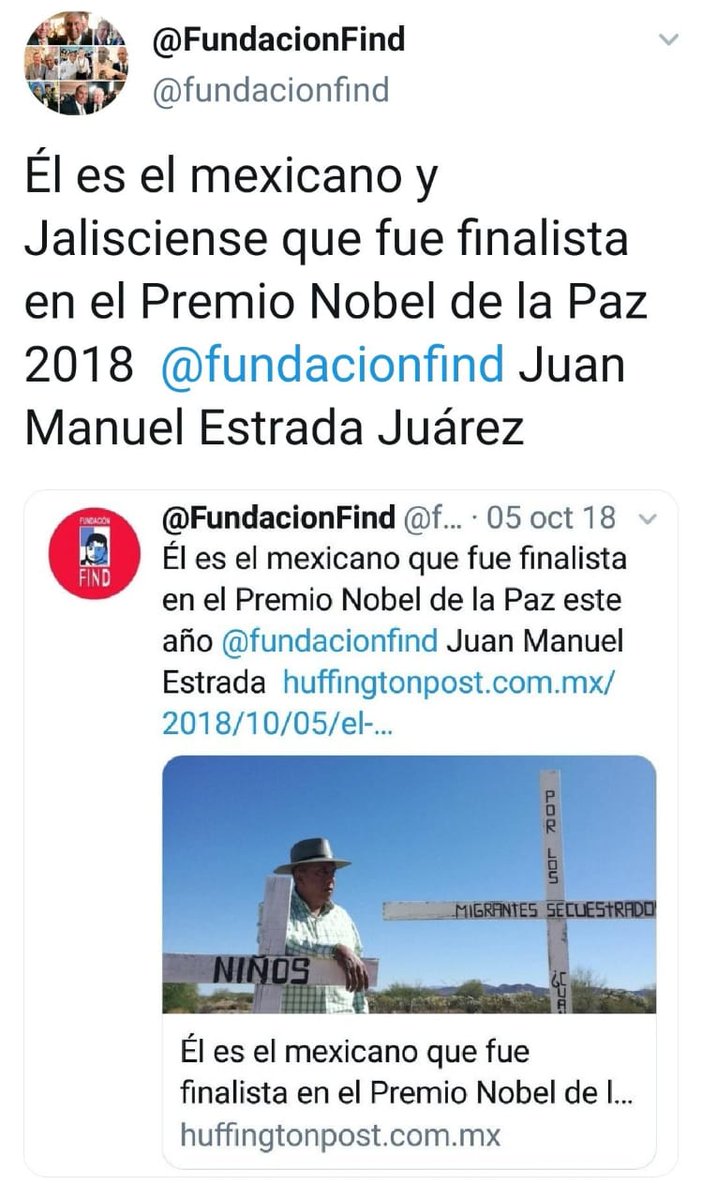 manuelBuenoMx's tweet photo. Vamos con @fundacionfind por una meta... Los visualizaron en el 2018, nuevamente en el 2020  estan presentes en el @NobelPrize , propuestos por a la Universidad de Leiden quien le refrendo  su apoyo y confianza 👋

@E_Zagladina https://t.co/6rvv8ajRaC