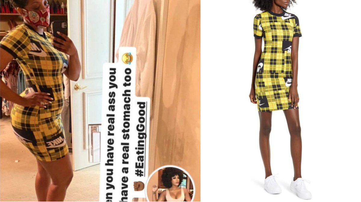plaid nike dress