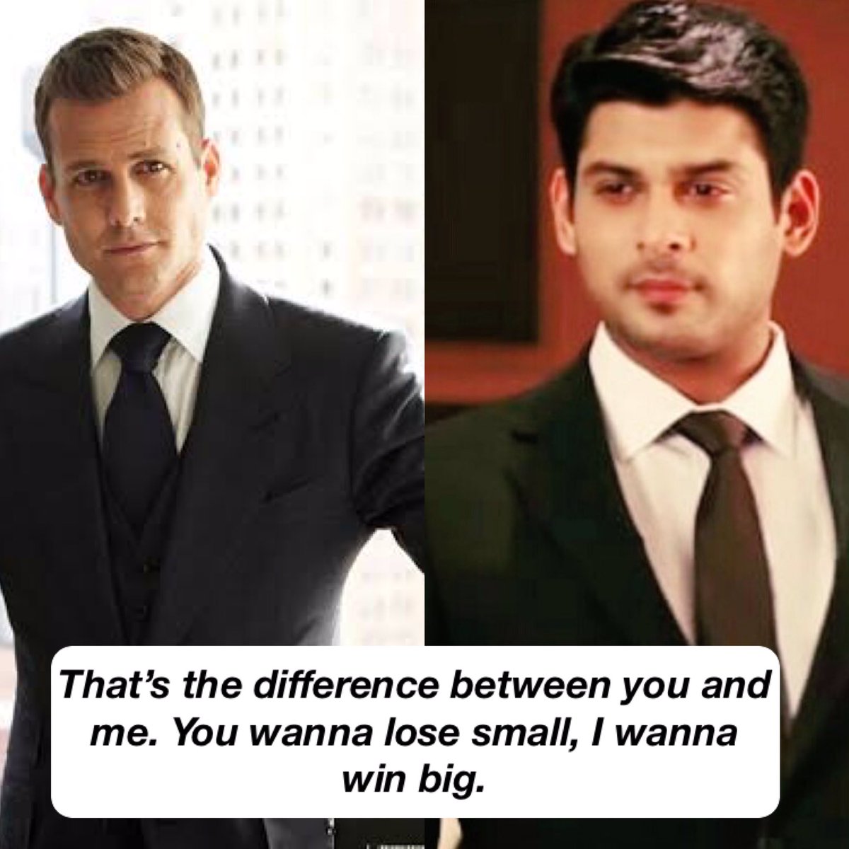 Imagine Sidharth saying these Harvey Specter dialogues.  #SidharthShukIa  @sidharth_shukla