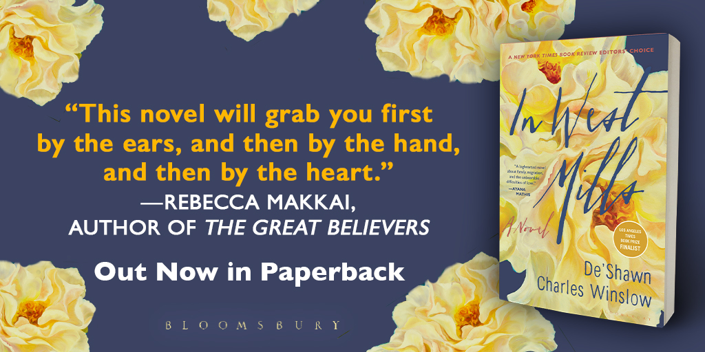 BloomsburyPub's tweet photo. A New York Times Book Review Editors' Choice and the winner of the Center for Fiction First Novel Prize, IN WEST MILLS by De'Shawn Charles Winslow tells the story of unforgettable characters in a rural North Carolina town.

https://t.co/IY1ZfrVLpA https://t.co/3BYDlrUGFR