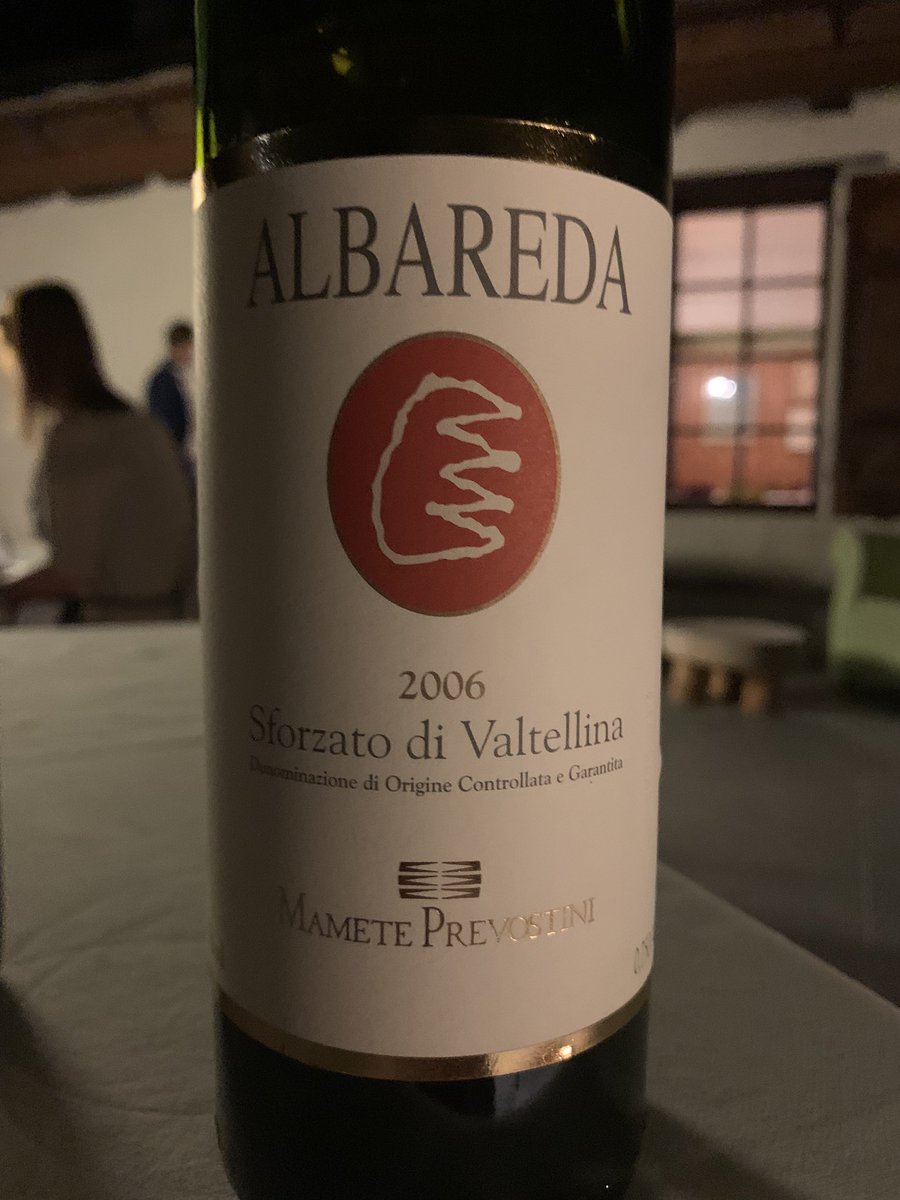 missaglia_sara's tweet photo. L’eleganza del rosso, la classe dello Sforzato di Mamete Prevostini.
.
Sforzato di Valtellina Albareda DOCG 2006.
.
@M_Prevostini #valtellina #nebbiolo #nebbiolodellealpi #mameteprevostini #ilgiustotempodelnebbiolo #albareda #sforzatodivaltellina #valtellinaproject #wineadv https://t.co/QgupY9JMW6