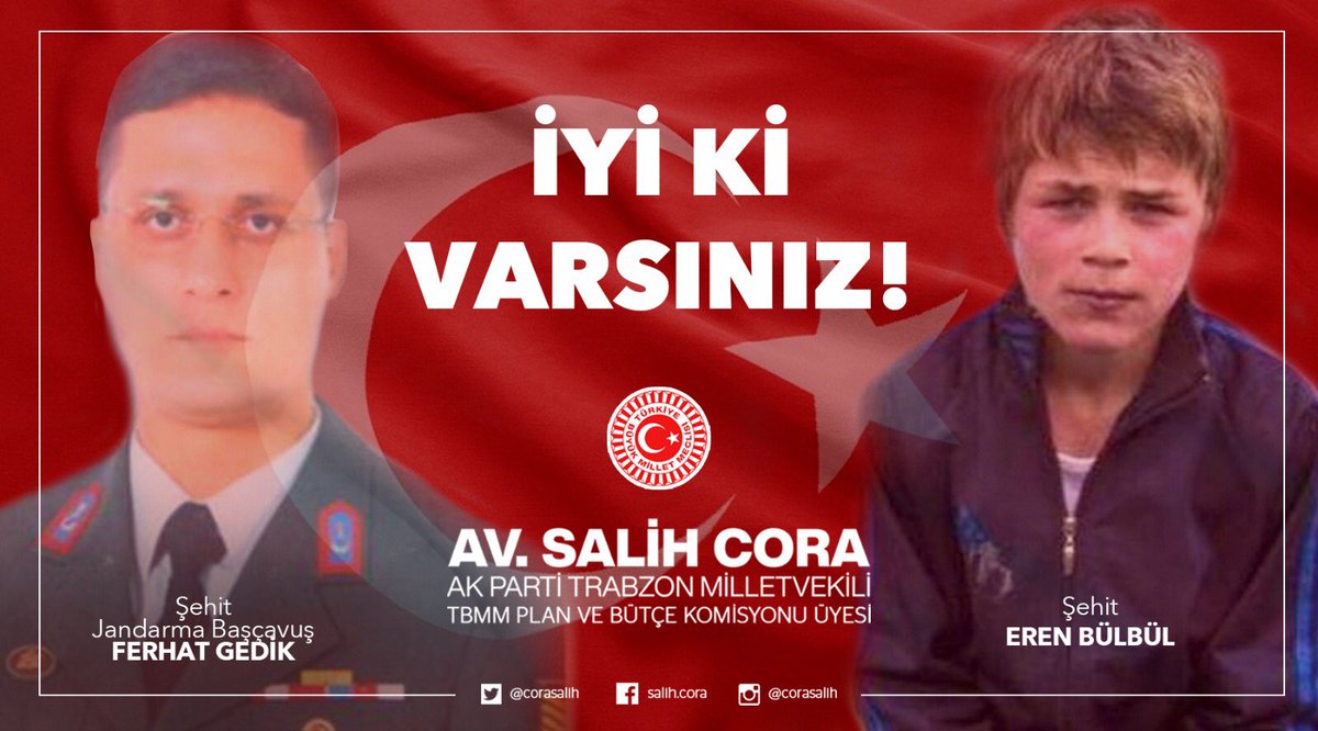 salihcora's tweet photo. #iyikivarsınEren #iyikivarsınFerhatGedik 

Bu millet sizinle gurur duyuyor. https://t.co/wRL8TWvgaC