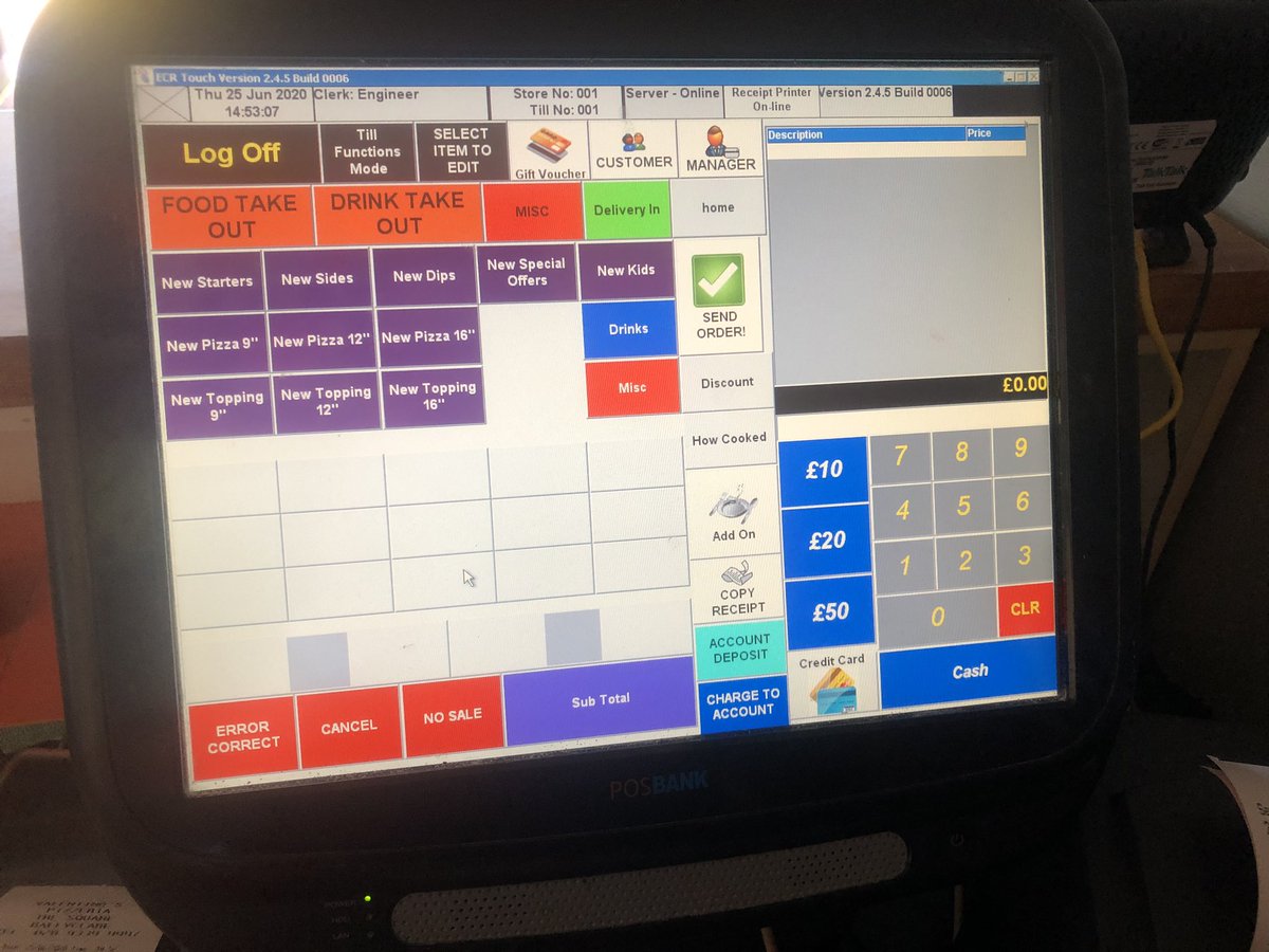 New owners & new menu programmed for Valentino’s pizzaria Ballyclare. New EPoS & app going in next week too.  #ICRtouch  #takeaway  #pizzaria  #mobileordering   #belfasthour
